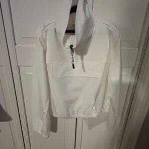 Crewcuts Girls' active anorak White Kids windbreaker